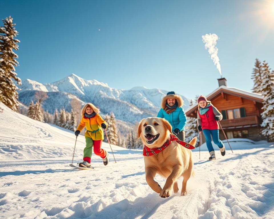 Skiurlaub mit Hund